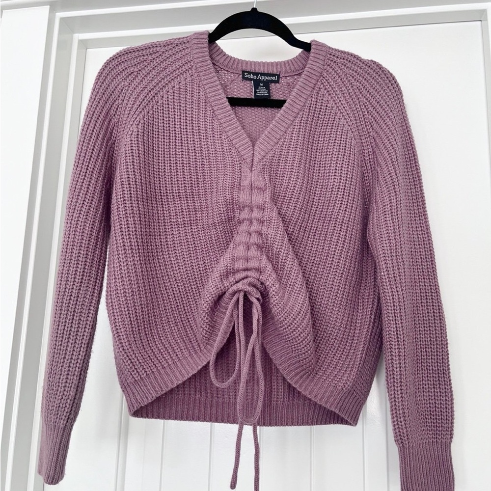 Soho Apparel Women's Purple Sweater